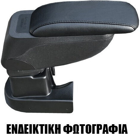 Cik Τεμπέλης Αυτοκινήτου Δερμάτινος Συμβατός με Seat Ibiza σε Μαύρο Χρώμα