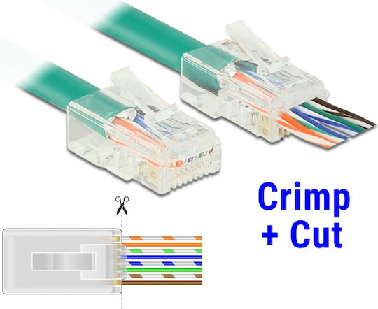 DeLock RJ-45 male 20τμχ (86451)