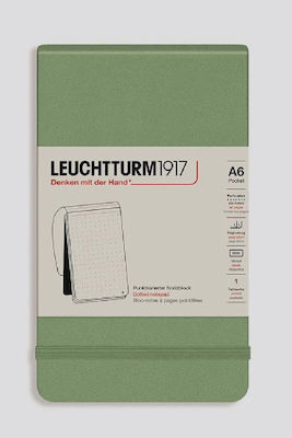 Leuchtturm1917 Notizbuch 184 Blätter A6 Geregelt Grün