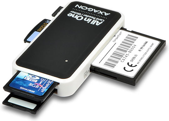 Axagon Card Reader USB 2.0 για SD/microSD/MemoryStick/CompactFlash/xD