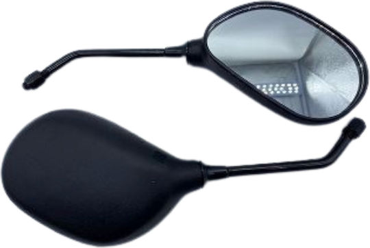 Motorcycle Mirrors Black 2pcs