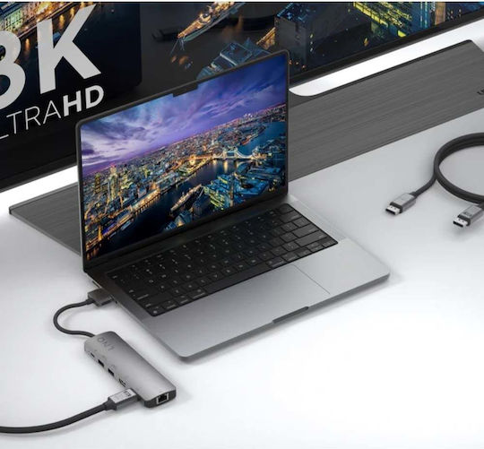 LinQ Cable DisplayPort male - DisplayPort male 2m Μαύρο (LQ48025)
