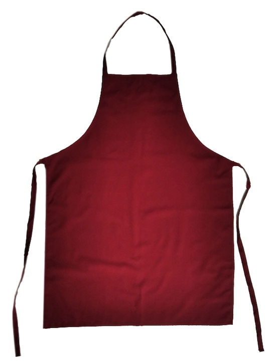 Ergo Hairdressers Apron Burgundy 5809-125 with Pockets