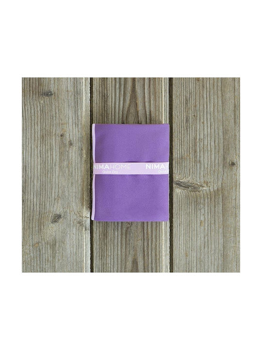 Nima Riva Microfiber Purple Gym Towel 50x90cm