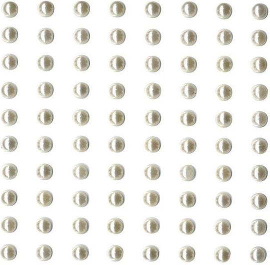 Artemio Autocolant decorativ pentru proiecte DIY Alb 80buc