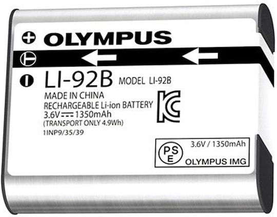 OM System Μπαταρία Φωτογραφικής Μηχανής V6560240E000 1350mAh Συμβατή με Olympus
