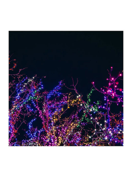 180 Lights LED 12m. White in String 1pcs