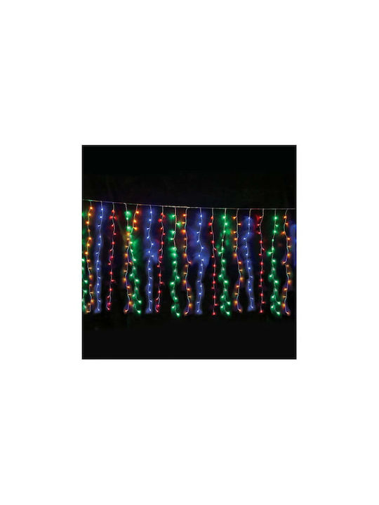 360 Lights LED 2m. x 200cm Multicolor type Curtain 1pcs