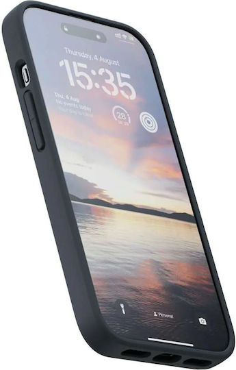 Njord Suede 360 Full Cover Πλαστικό 2mm Μαύρο (iPhone 15)