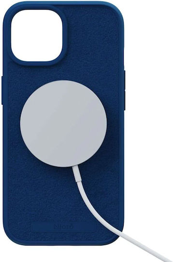 Njord Suede 360 Full Cover Πλαστικό 2mm Μπλε (iPhone 15)