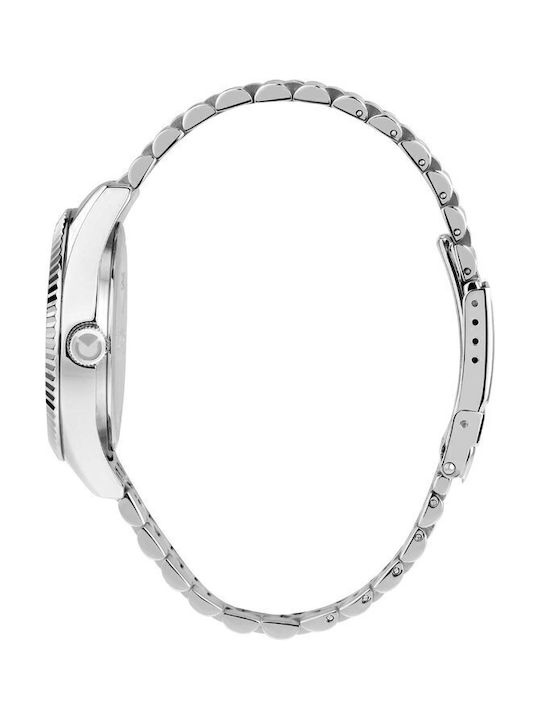 Sector 240 Herrenuhr Batterie mit Silber Metallarmband