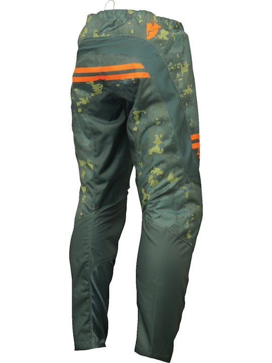 Thor Youth Sector Copii Pantaloni Motocross 4 Anotimpuri Verde