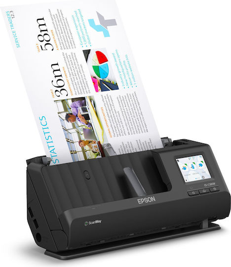 Epson WorkForce ES-C380W Sheetfed (Τροφοδότη χαρτιού) Scanner A4 με WiFi