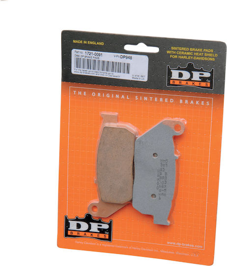 DP Brakes Τακάκια Μοτοσυκλέτας Πίσω