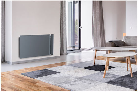 Radialight Kyoto Convector Heater Wall 1000W with Electronic Thermostat and WiFi 80x10cm Gray