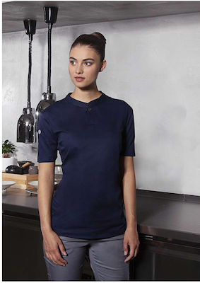 Karlowsky Chef Short Sleeve Blouse Blue