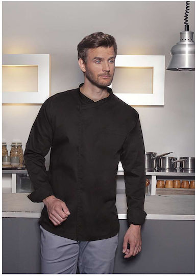 Karlowsky Σακάκι Σεφ Unisex Μαύρο με Μακρύ Μανίκι BJM 4