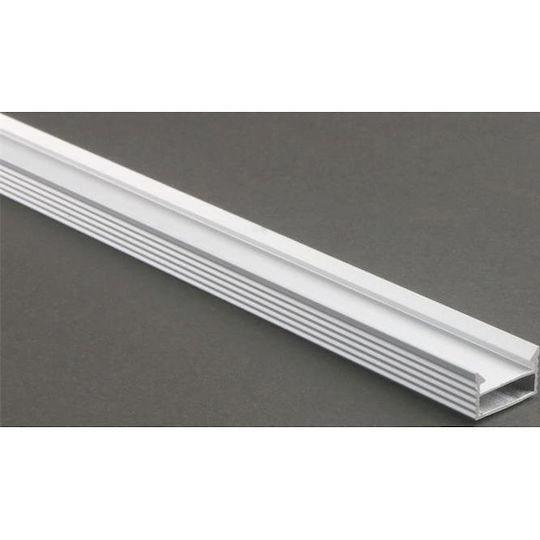 Geyer Satz 2Stück Außen Aluminiumprofil für LED-Streifen 200x1.4x0.8cm