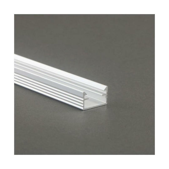 Geyer Satz 2Stück Außen Aluminiumprofil für LED-Streifen 200x1.4x0.8cm