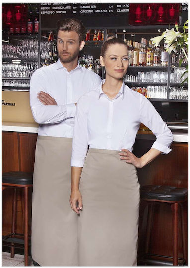 Karlowsky Ποδιά Barista / Barkeeper Taille Basic Beige