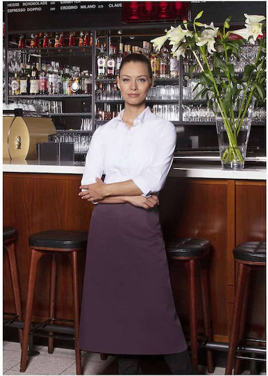 Karlowsky Ποδιά Barista / Bartender Μέσης Basic Μωβ