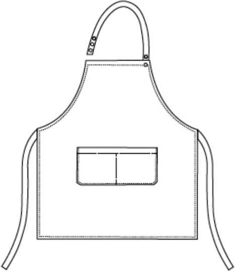 Egochef Apron Full Body Multicolored