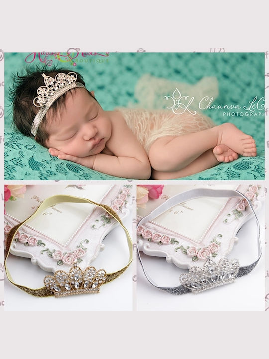 TakTakBaby Kids Hair Ribbon in Silver Color
