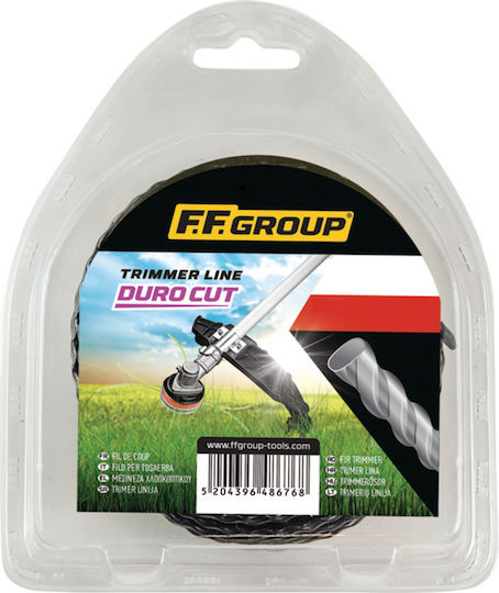 F.F. Group Twist Brush Cutter Trimmer Line 4mm 15m 48676