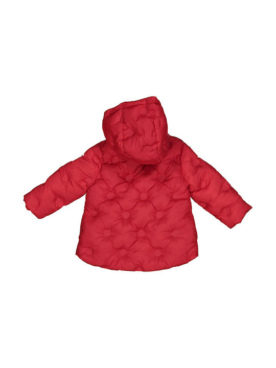 Birba Trybeyond Girls Casual Jacket Red with Ηood