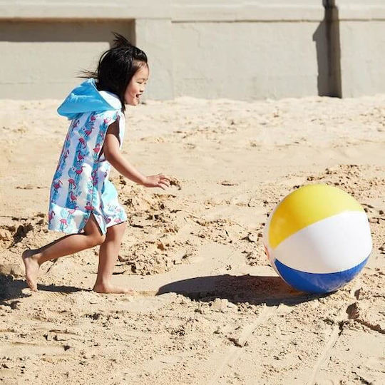 Dock & Bay Fever Kids Beach Poncho Flamingo 56 x 42cm