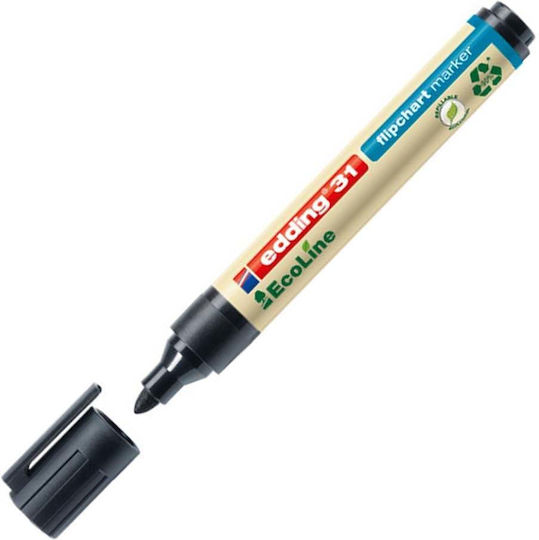 Edding EcoLine 31 Ανεξίτηλος Μαρκαδόρος Μαύρος 3mm