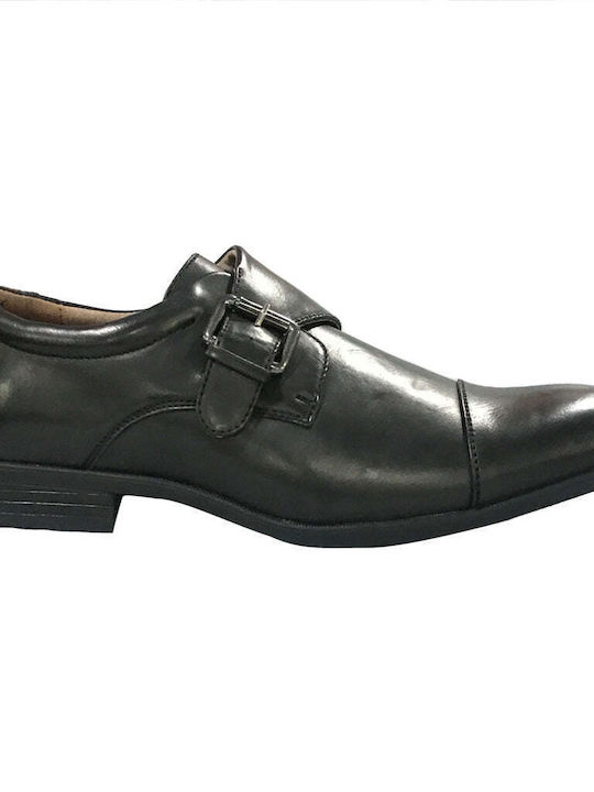 Ustyle Men's Synthetic Leather Oxfords Black