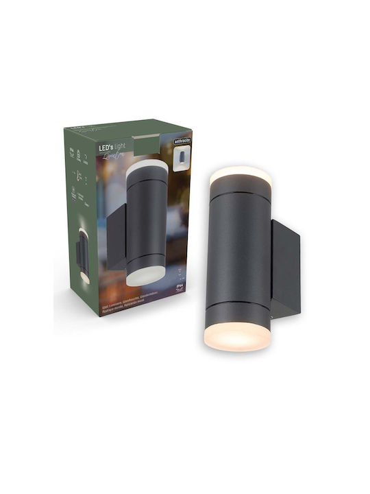123led Επιτοίχιο Εξωτερικό Σποτ GU10 IP44 Διπλής Δέσμης