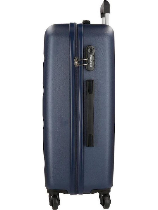 Movom Abs Medium Suitcase Navy Blue Movom Abs Medium Suitcase Navy Blue