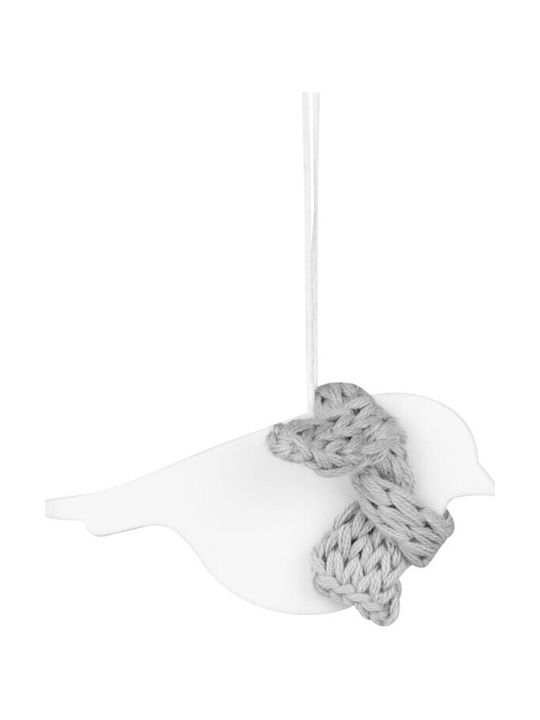 Raeder Christmas Porcelain Bird Ornament White 8x3cm LBTRD