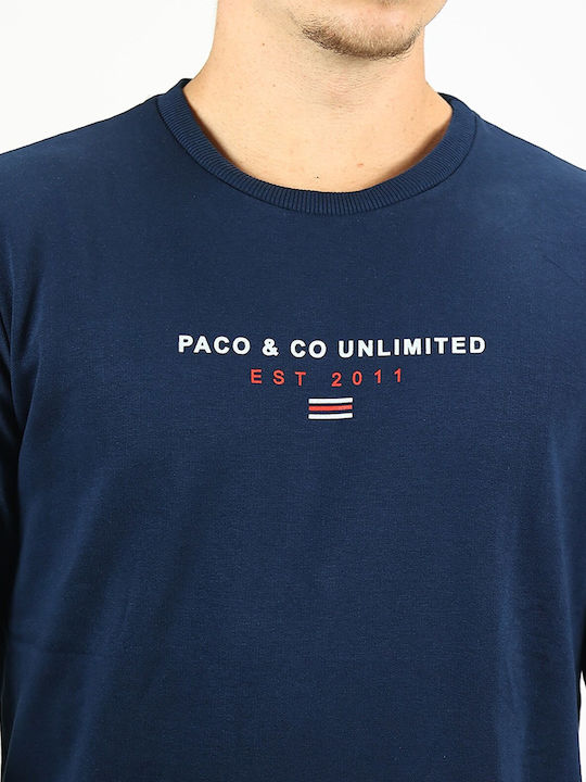 Paco & Co Men's Sweatshirt Navy Blue