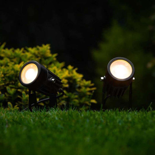 123led Σετ 2 Καρφωτά Ηλιακά Φωτιστικά 100lm με Θερμό Λευκό Φως 3000K IP44