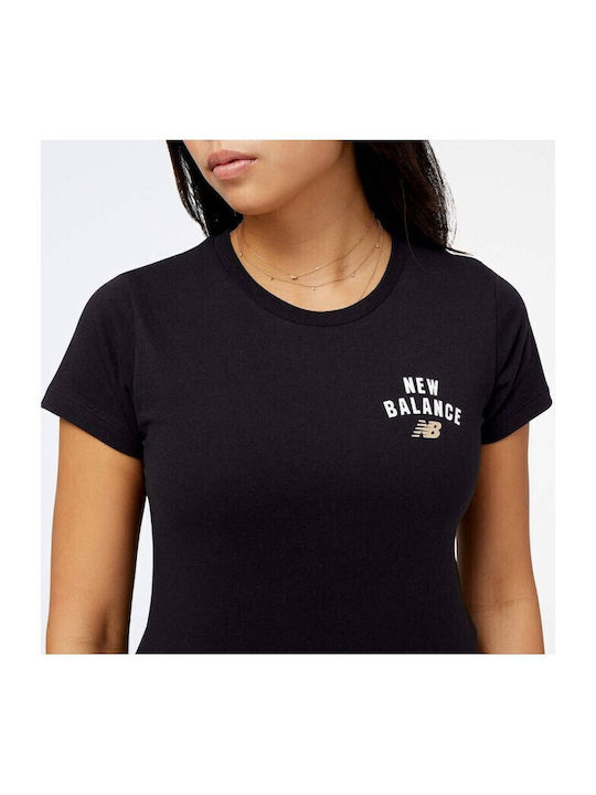 Дамски Спорт С Голям Размер T-shirt Черно
