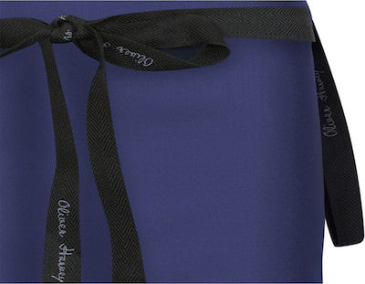 Oliver Harvey Apron Full Body Navy Blue