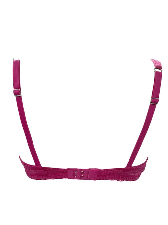 Leilieve Push Up Bra Underwire Fuchsia