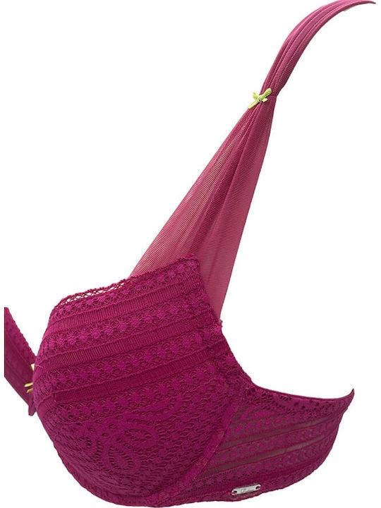 Push Up Bra Underwire Fuchsia