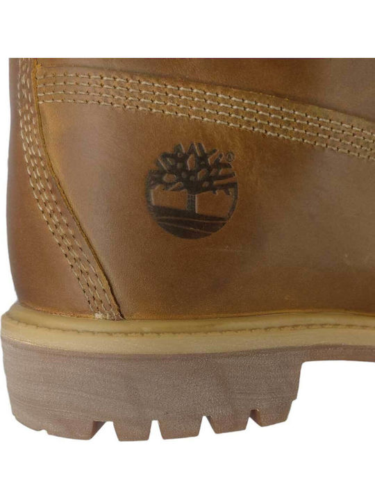 Premium Leather Brown Men's Boots