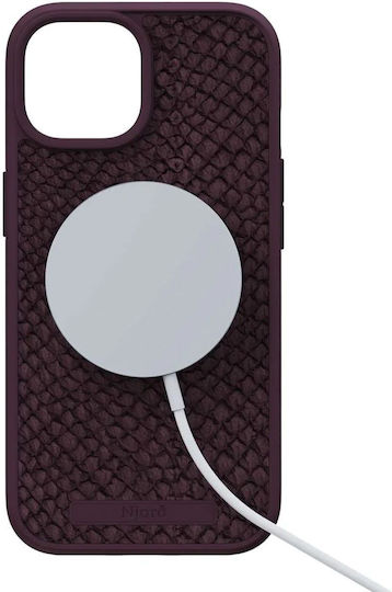 Njord 360 Full Cover Δερμάτινο 2mm Ροζ (iPhone 15)