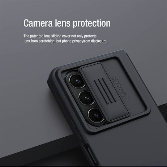 Nillkin Camshield Silky Back Cover Silicone 0.2mm Black (Galaxy Z Fold5)
