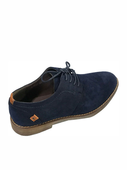 Men's Suede Casual Shoes Blue