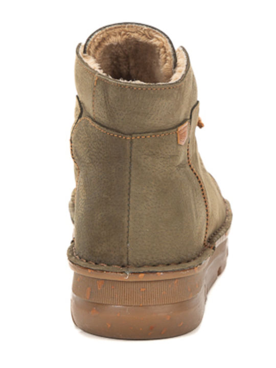 On Foot Damen Knöchelstiefel Khaki