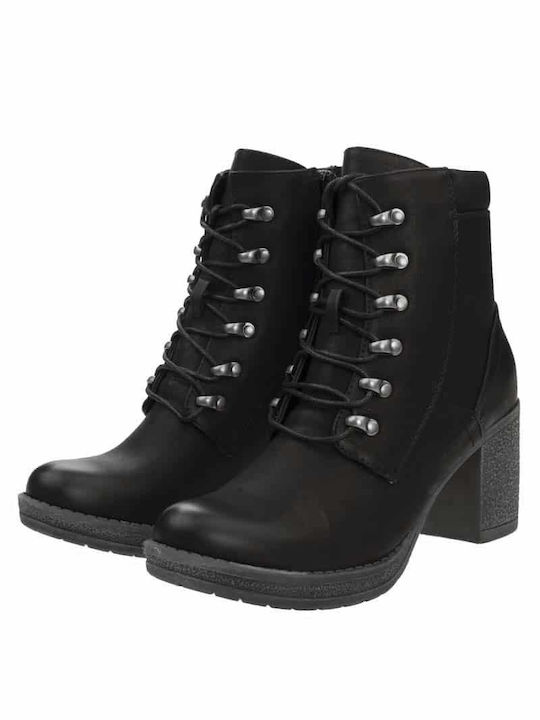 Damen Knöchelstiefel Schwarz