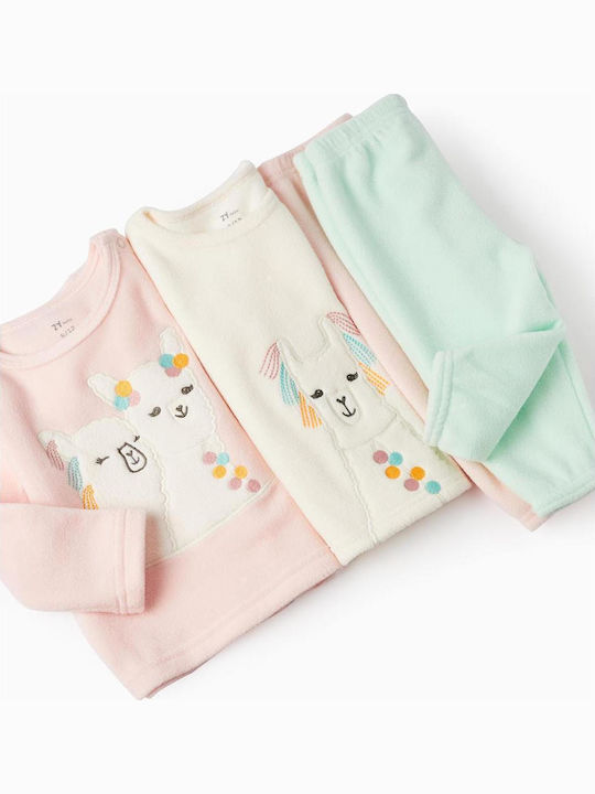 Zippy Kids' Pajamas Winter Fleece Multicolored Set