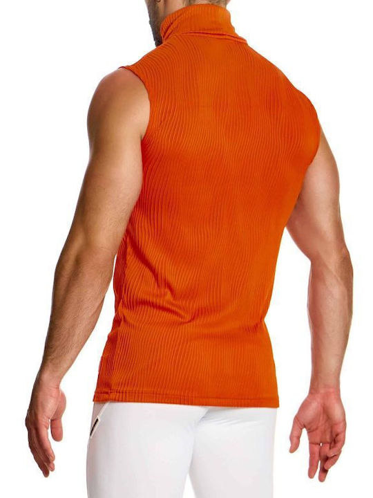 Modus Vivendi Herren Ärmelloses Shirt Orange