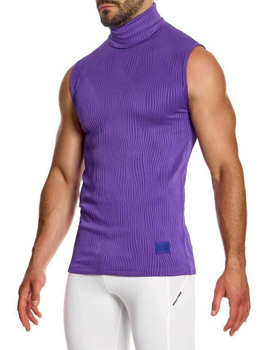 Modus Vivendi Men's Sleeveless Blouse Purple